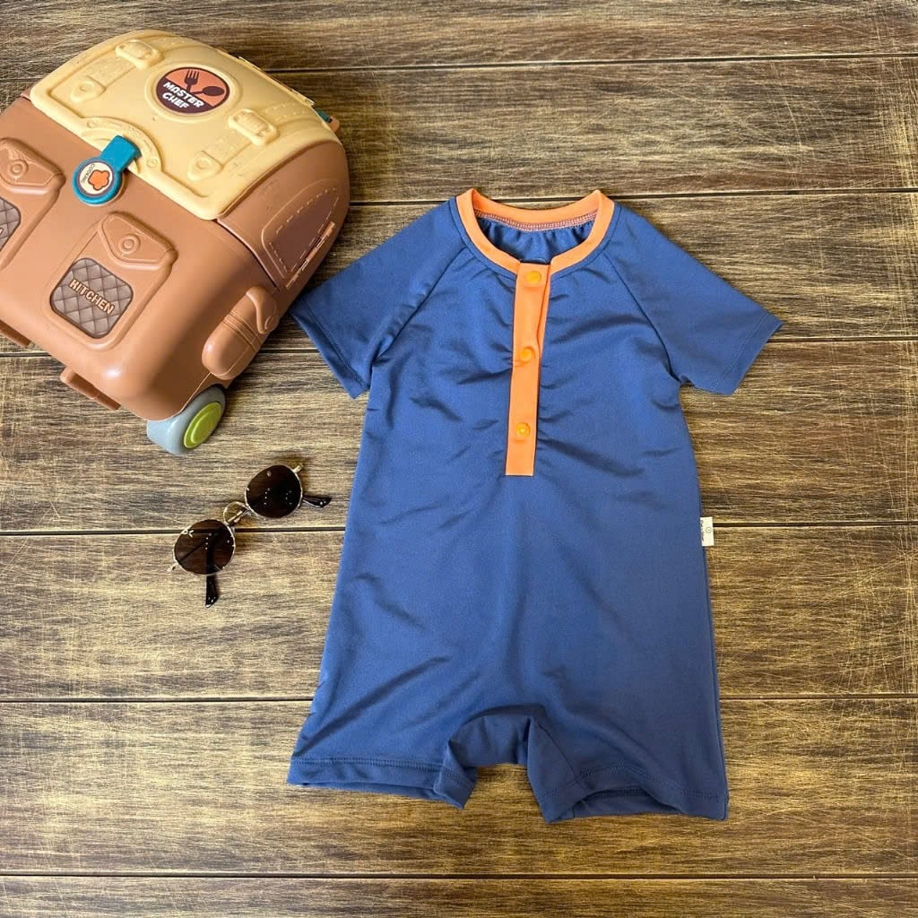Bộ bơi Harifa liền thân cổ trụ nhiều màu cho bé trai size 1-6y