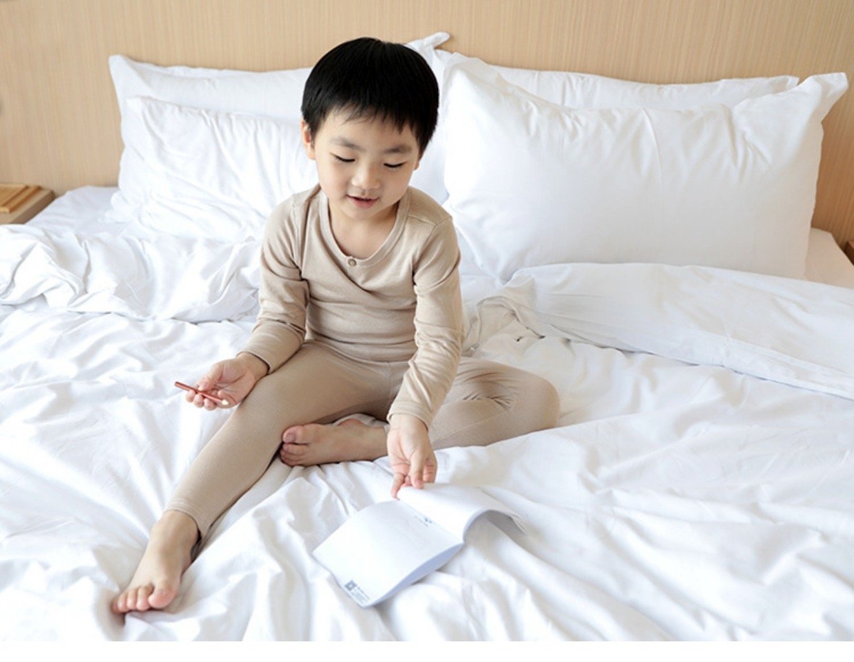 Bộ minkymom cổ tròn có khuy cài chất thun tăm BTBG