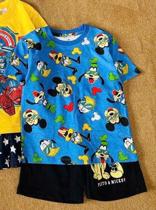 Bộ cotton Hm nhiều mẫu cho bé trai size 2-10y