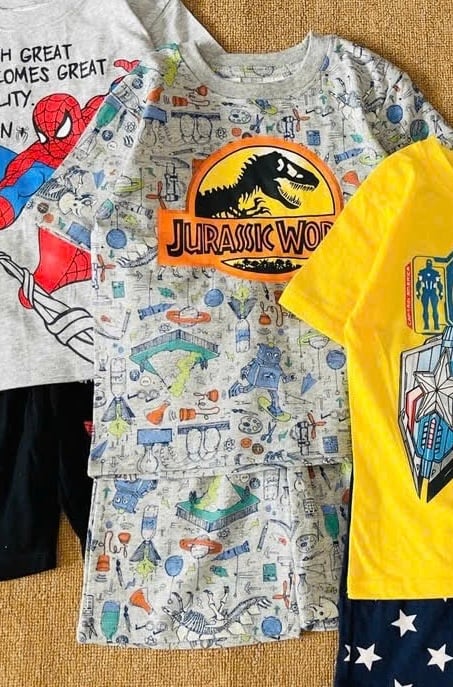 Bộ cotton Hm nhiều mẫu cho bé trai size 2-10y