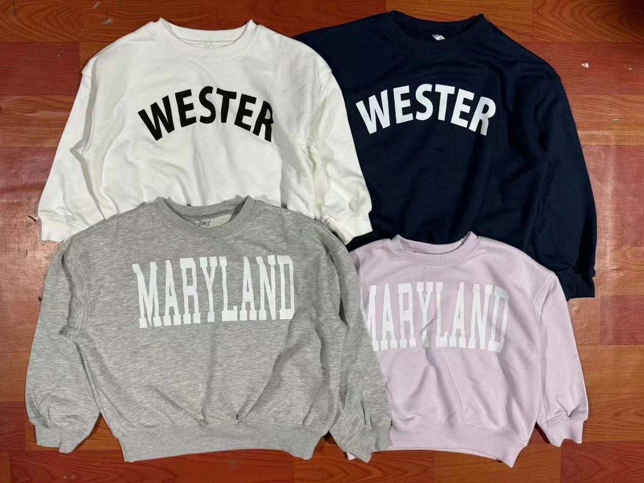 Áo nỉ da cá xuất Nhật nhiều màu size 110 - 140