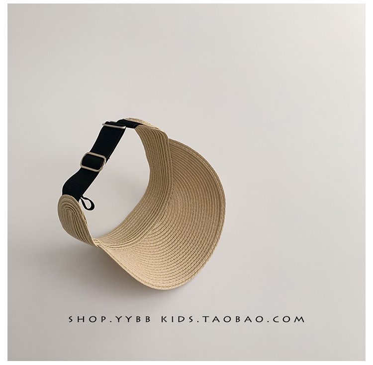 Mũ cói nửa đầu mặt cười 2 màu BTBG size 2-8y