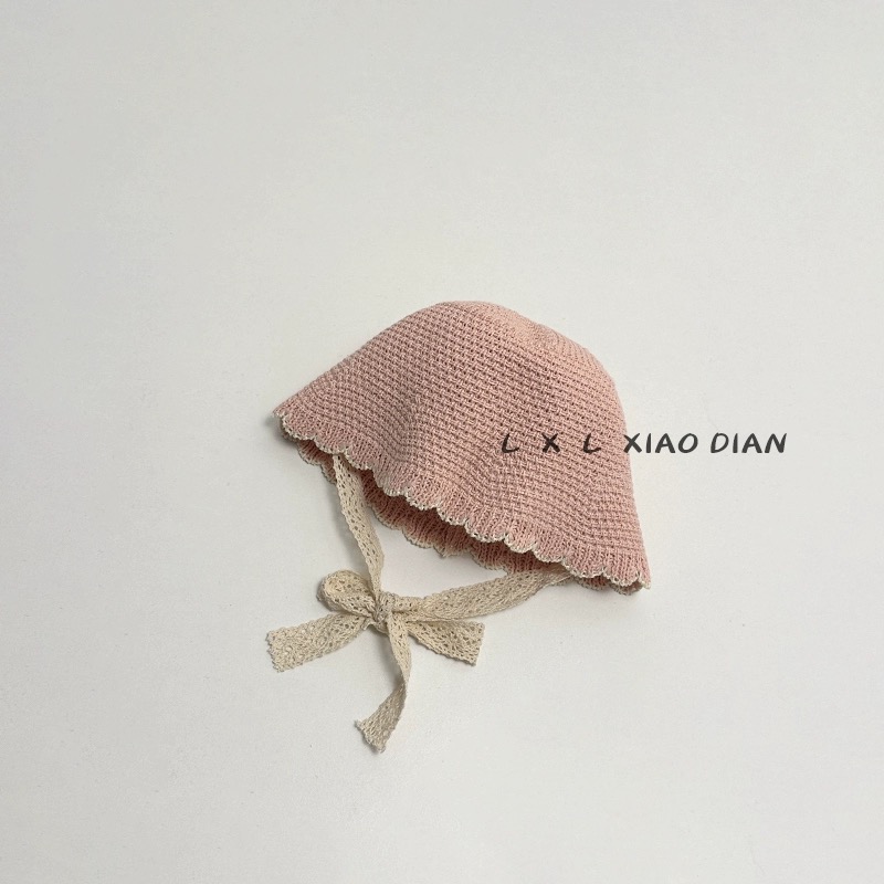 Mũ cói viền lượn sóng nhiều màu BG size 3-10y