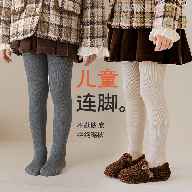 Quần tất len lót nỉ đại hàn trơn nhiều màu cho bé size 95-155cm