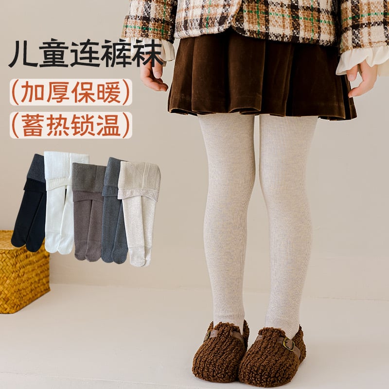 Quần tất len lót nỉ đại hàn trơn nhiều màu cho bé size 95-155cm