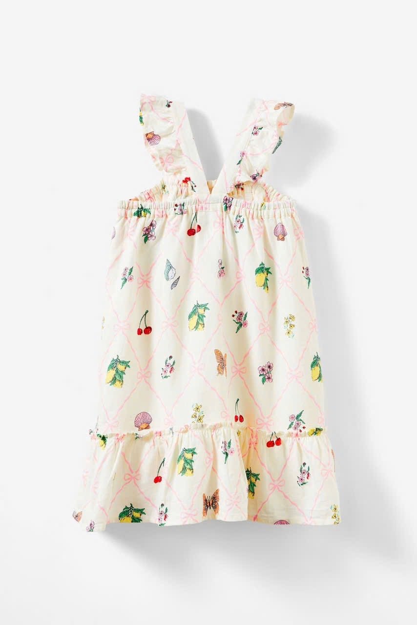 V00049 - Váy linen cánh tiên đuôi cá 3 màu size 2 - 14y