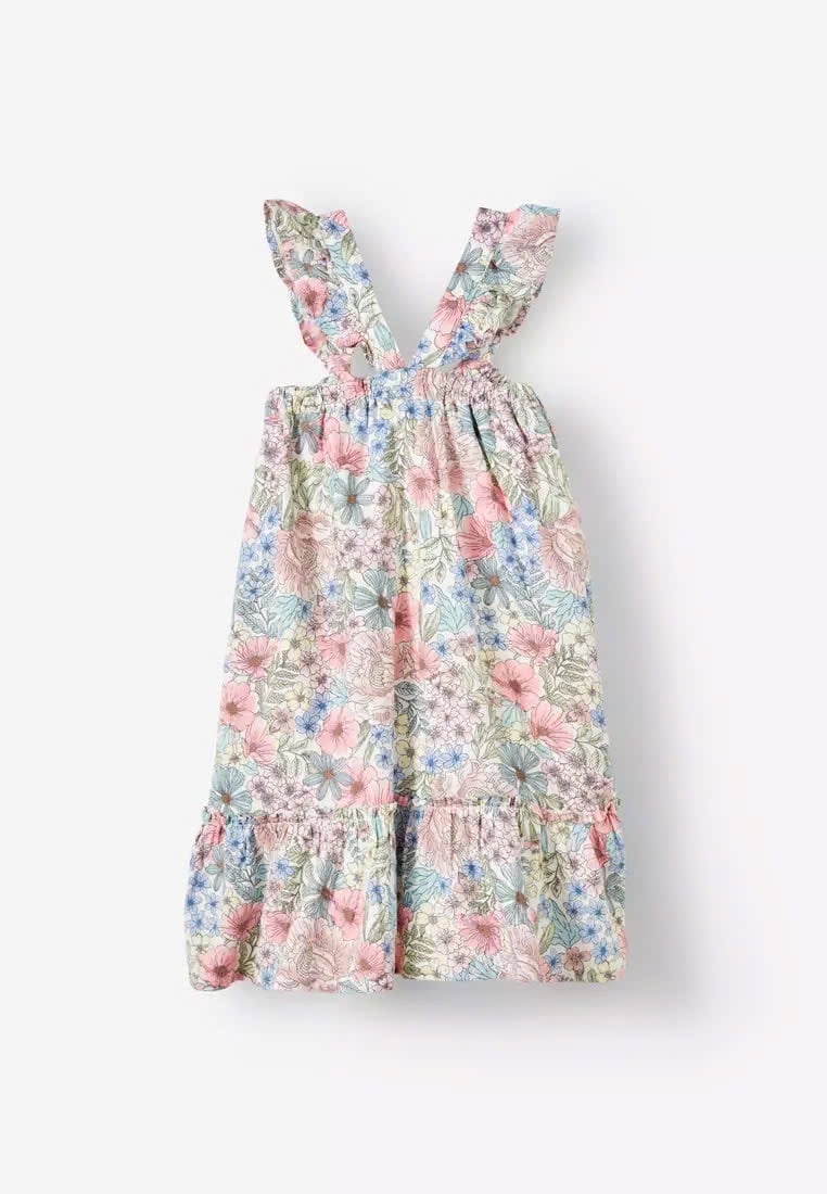 V00049 - Váy linen cánh tiên đuôi cá 3 màu size 2 - 14y