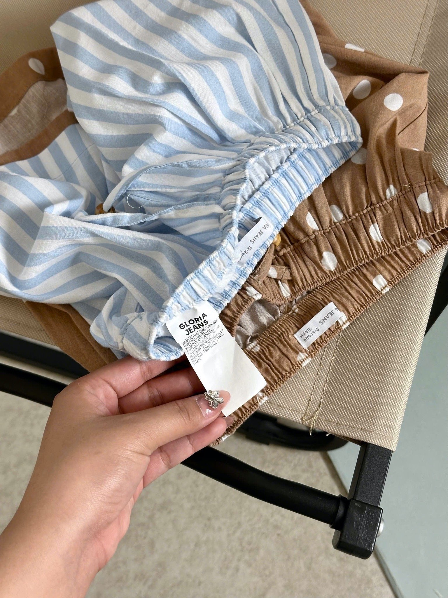 Áo rời croptop, quần rời vải lanh GGJJ dư xịn 2 màu bé gái size 2-8y