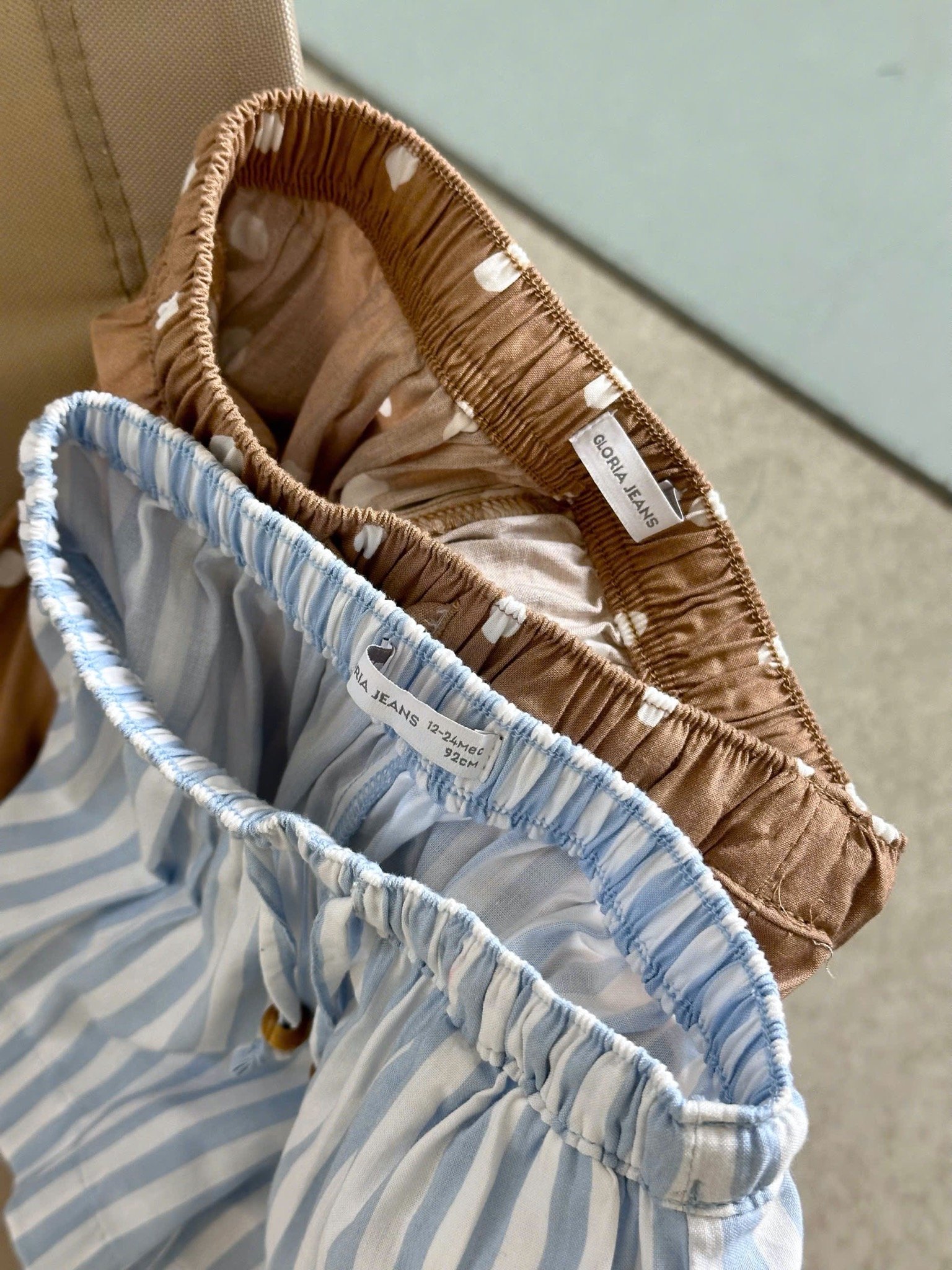 Áo rời croptop, quần rời vải lanh GGJJ dư xịn 2 màu bé gái size 2-8y