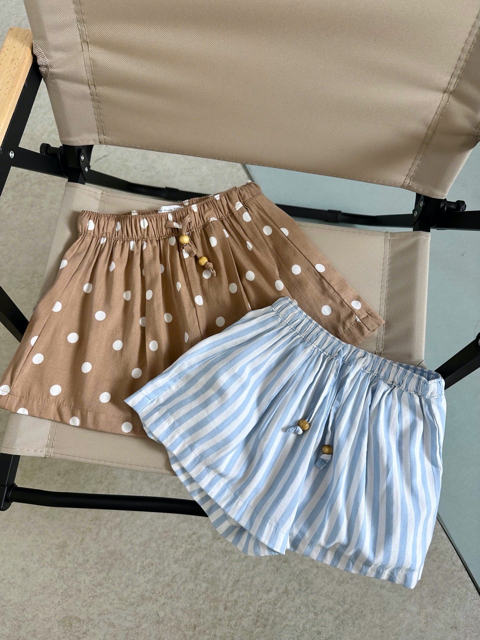 Áo rời croptop, quần rời vải lanh GGJJ dư xịn 2 màu bé gái size 2-8y