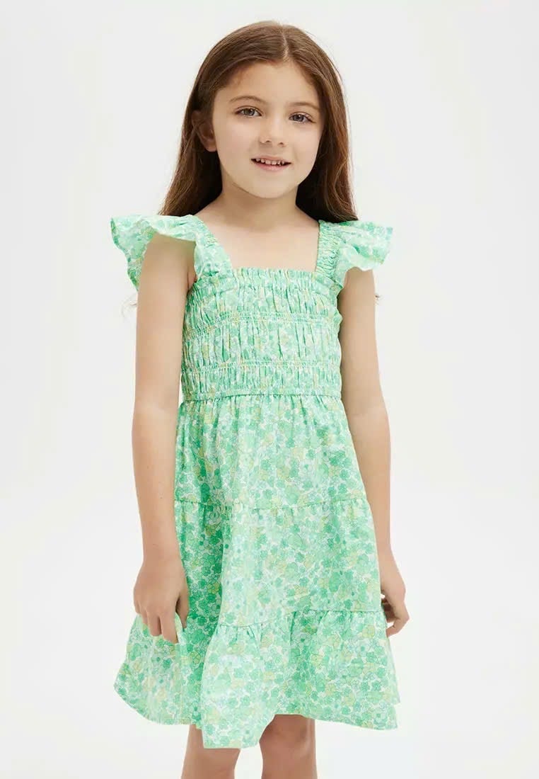 V00031 - Váy thô cánh tiên chun ngực 3 màu size 2 - 10y