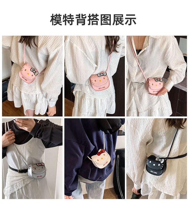 Túi Kitty đeo chéo nhiều màu cho bé