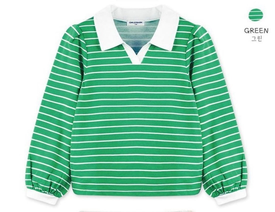 Áo da cá Owley Barn nhiều hình Bé Gái size 110 - 150 - Bảng màu 1