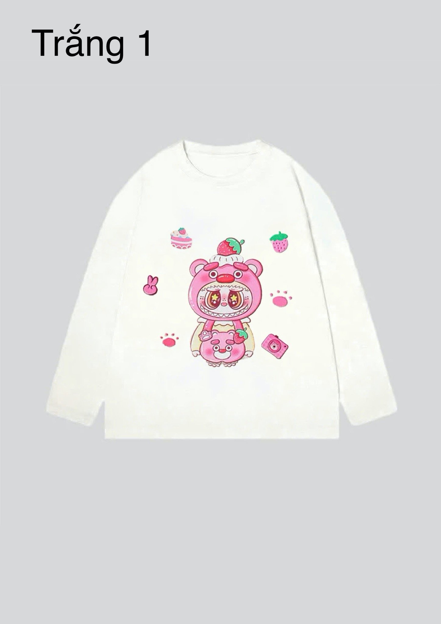 Áo cotton Nexxi Labubu nhiều hình cho bé size 1 - 14y