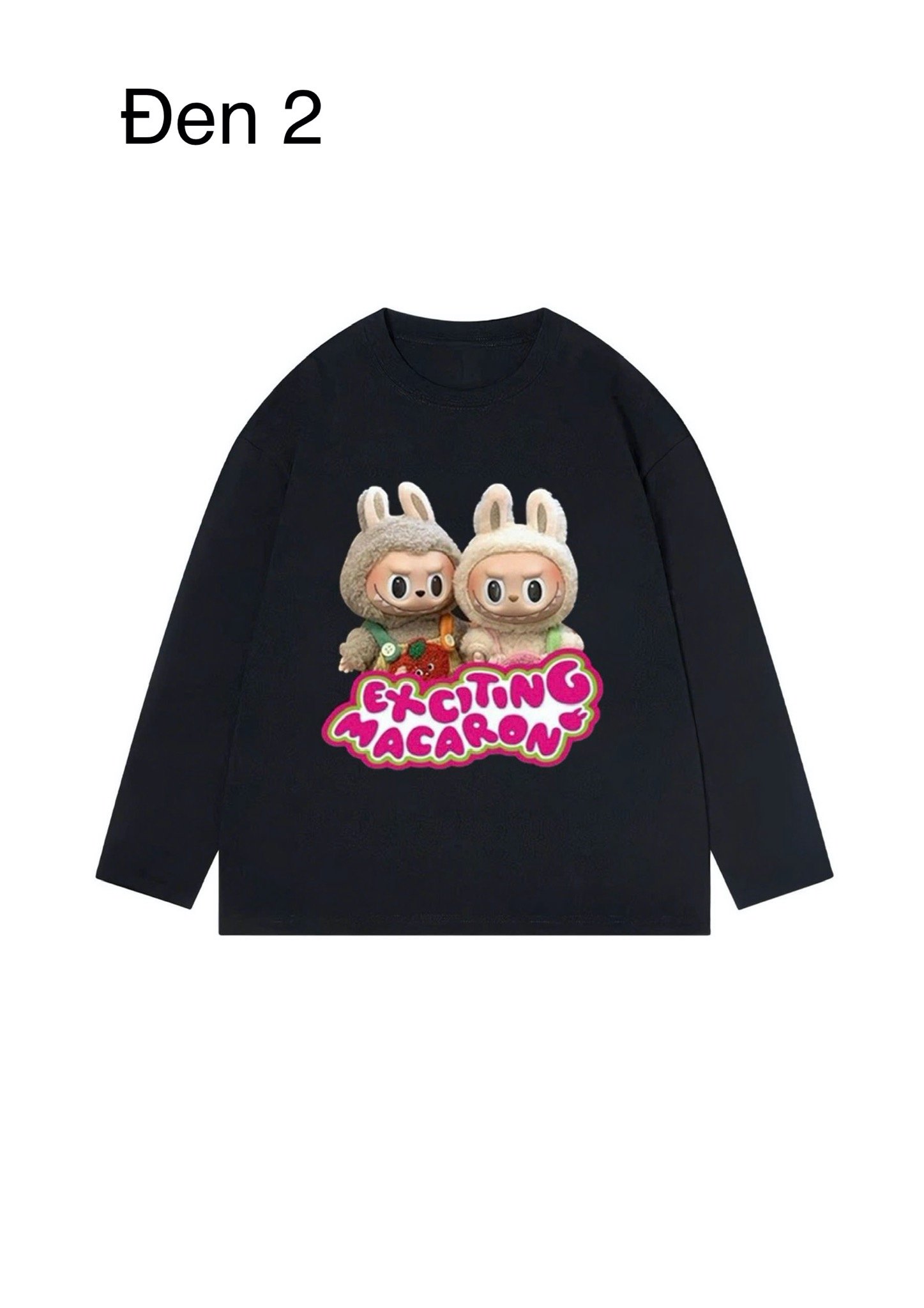 Áo cotton Nexxi Labubu nhiều hình cho bé size 1 - 14y