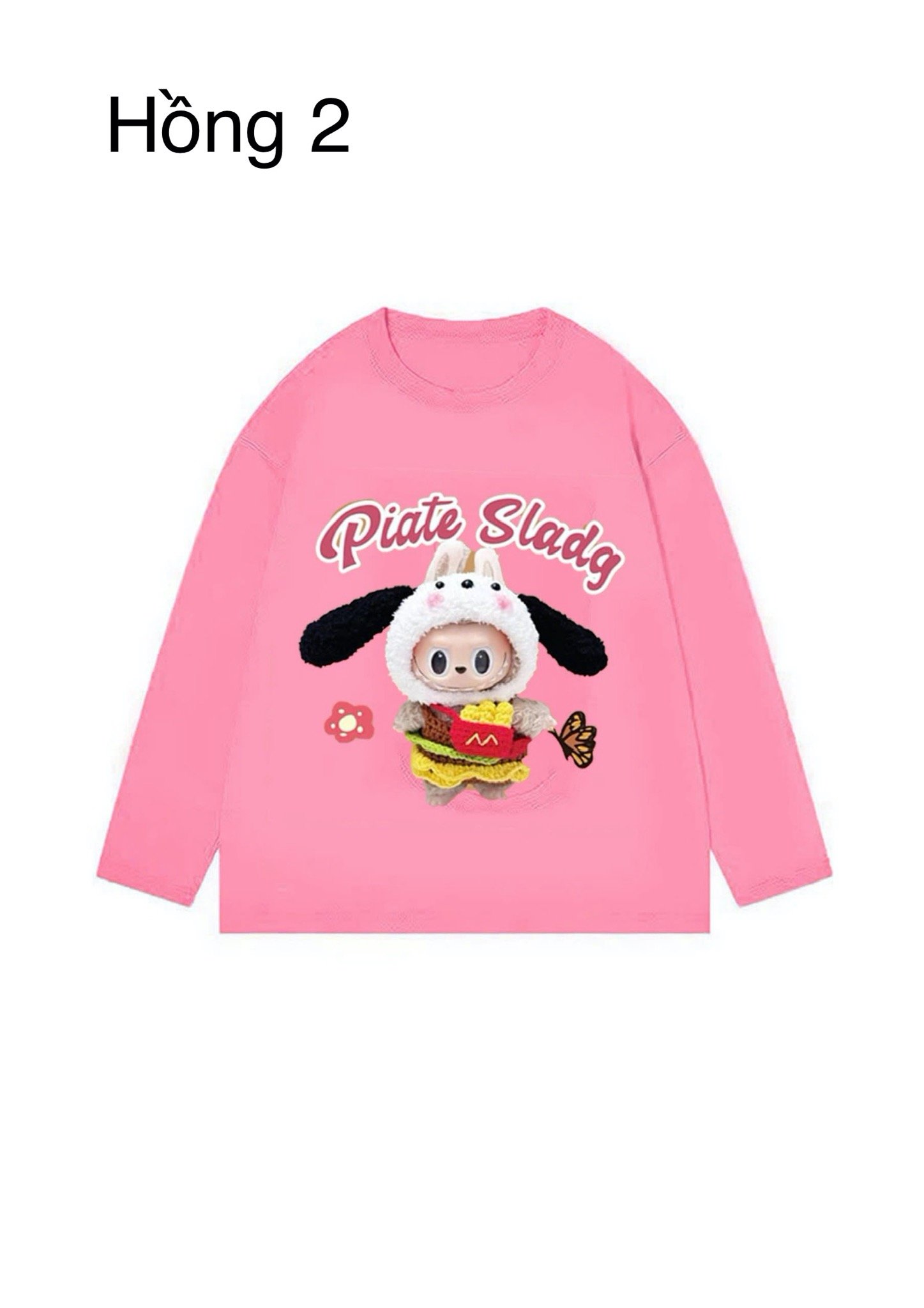 Áo cotton Nexxi Labubu nhiều hình cho bé size 1 - 14y