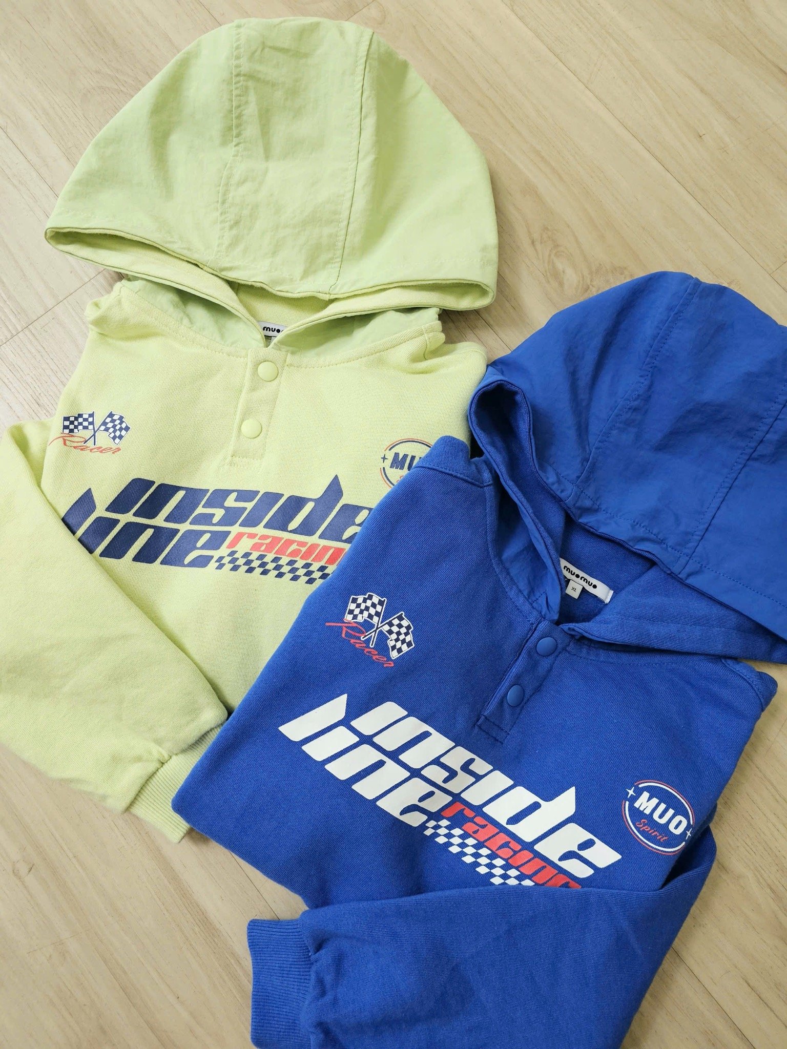 ABT107 - Áo hoodie nỉ bông Muomuo 2 màu bé trai size 120-160