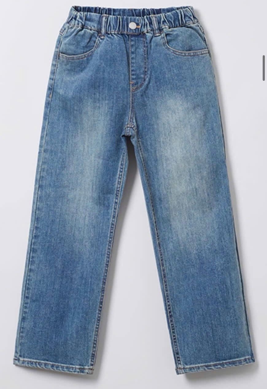 Quần jean Spao ống đứng 2 màu BTBG size 110-160