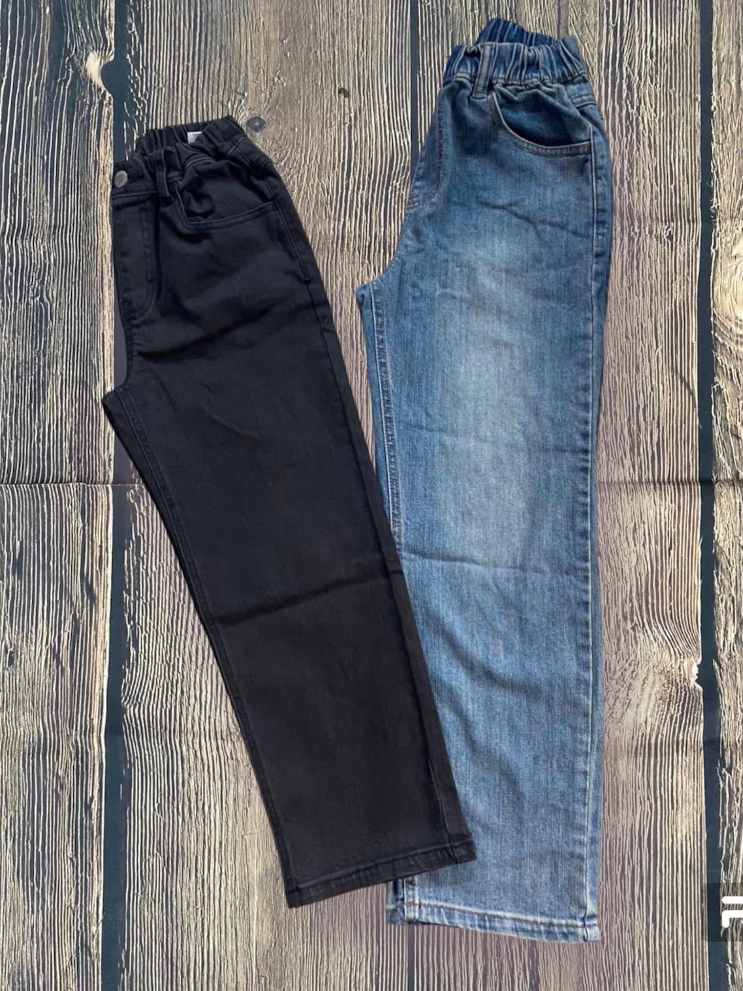 Quần jean Spao ống đứng 2 màu BTBG size 110-160