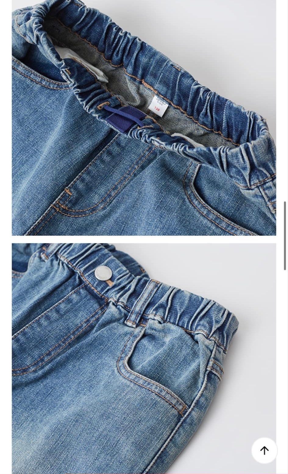 Quần jean Spao ống đứng 2 màu BTBG size 110-160