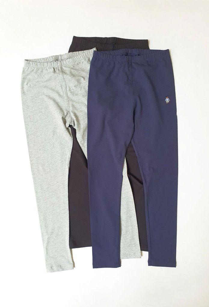 QBG26 - Quần legging Beemon cotton trơn nhiều màu cho bé gái size 110-160 và S M L