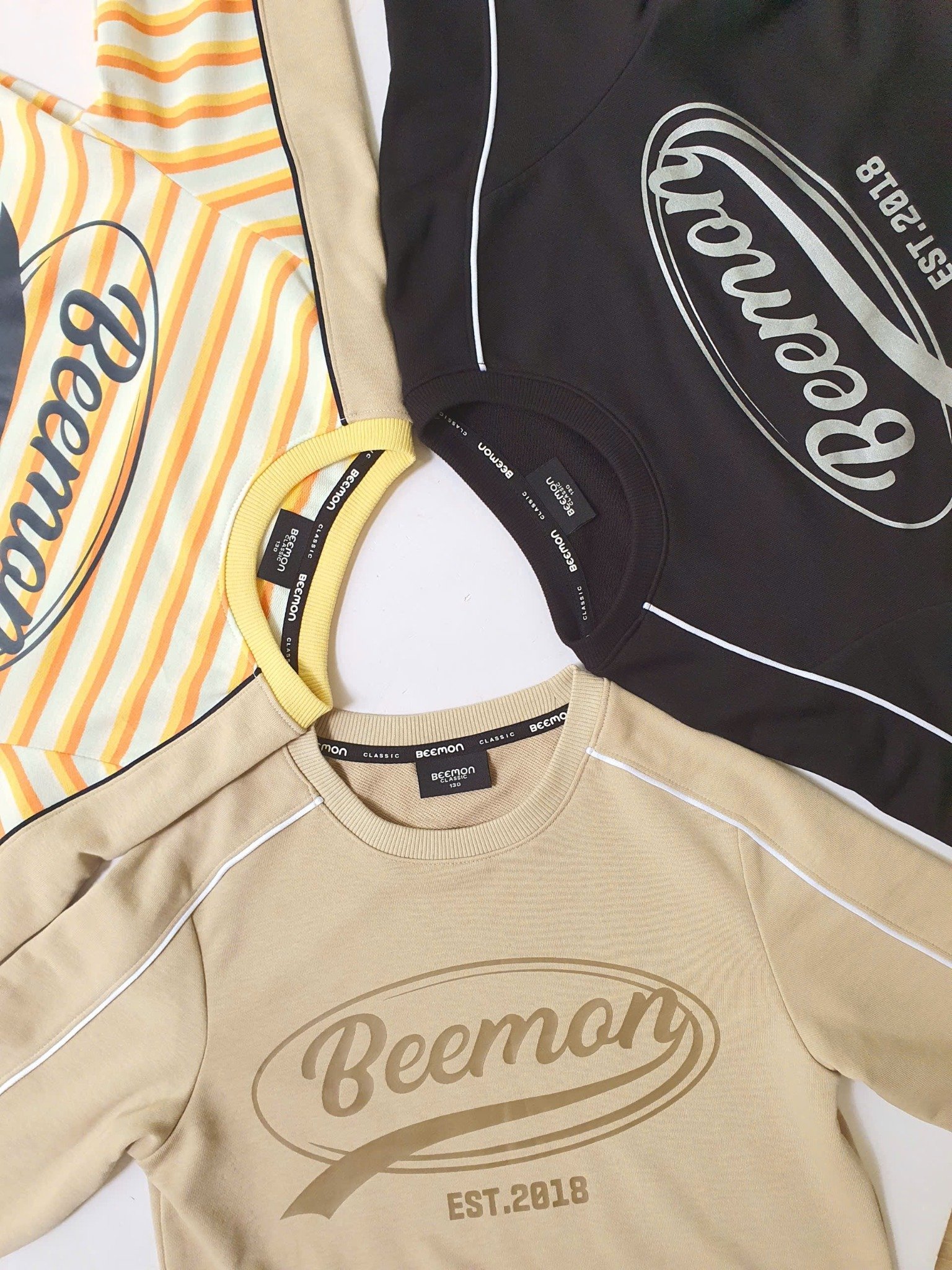 BM2511ST11 - Bộ quần áo cổ tròn Beemon cho bé size 120-160