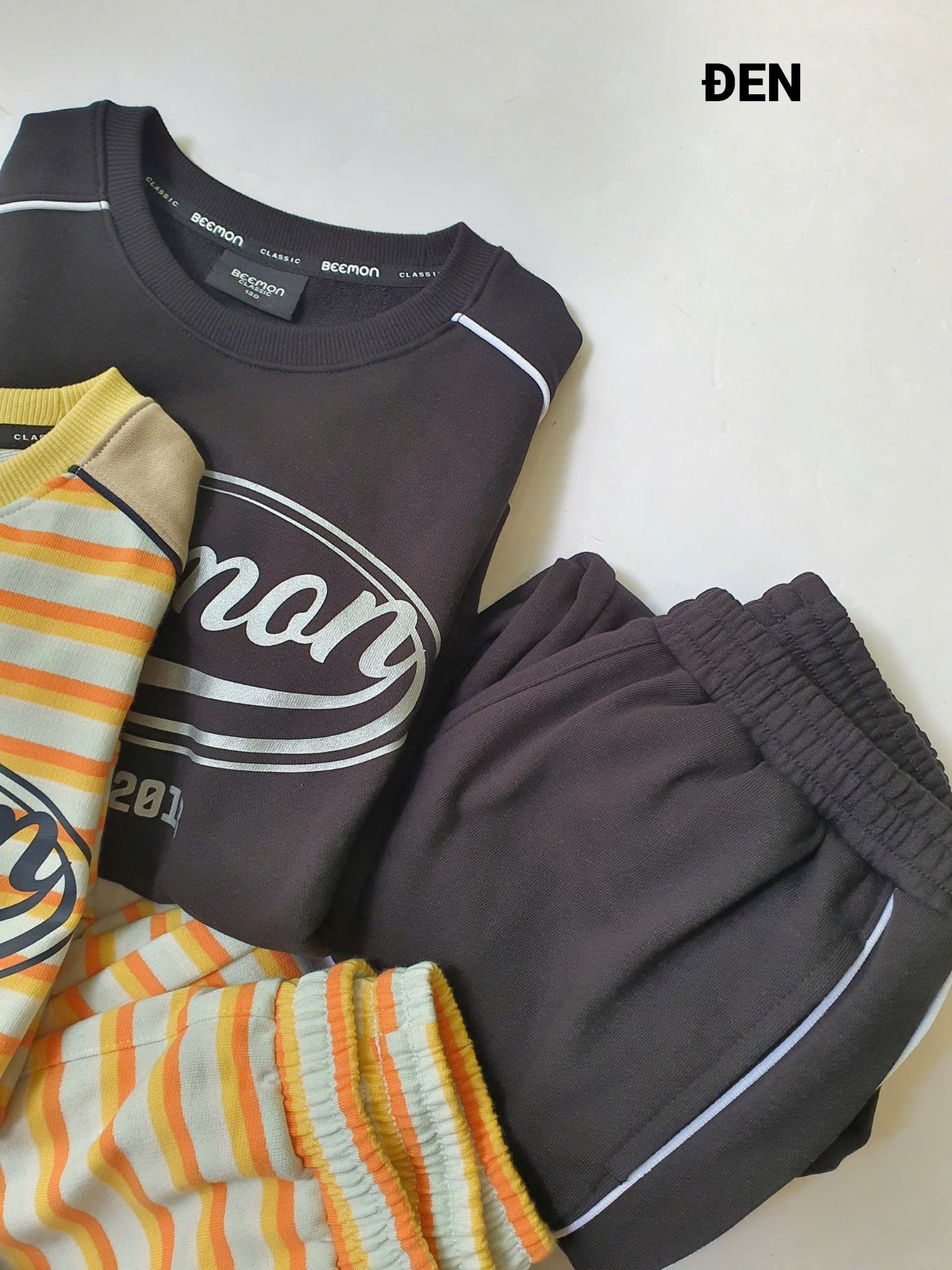 BM2511ST11 - Bộ quần áo cổ tròn Beemon cho bé size 120-160