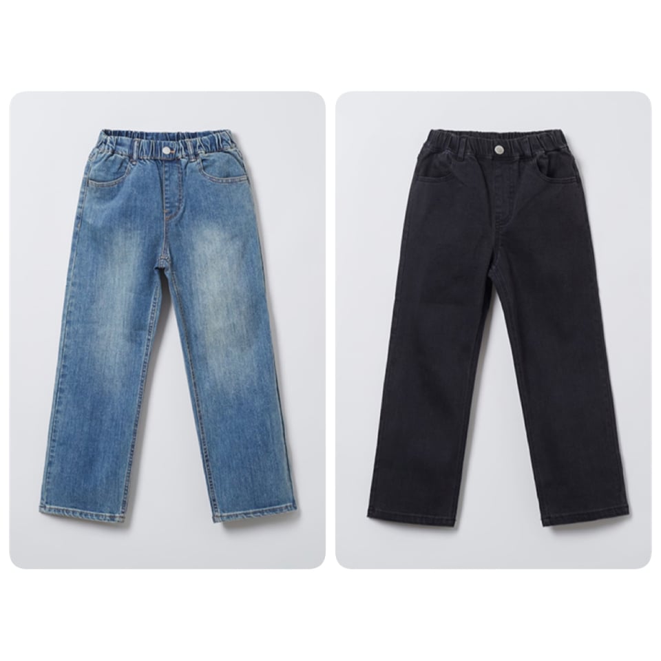 Quần jean Spao ống đứng 2 màu BTBG size 110-160