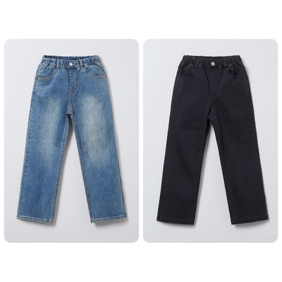 Quần jean Spao ống đứng 2 màu BTBG size 110-160
