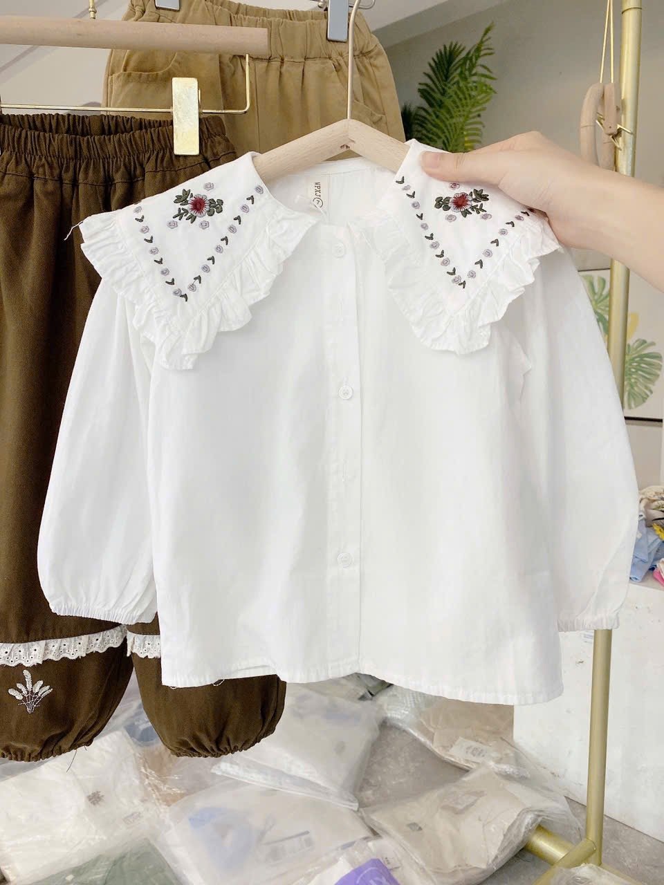 Áo sơ mi nhiều mẫu Bé Gái size 90 - 140