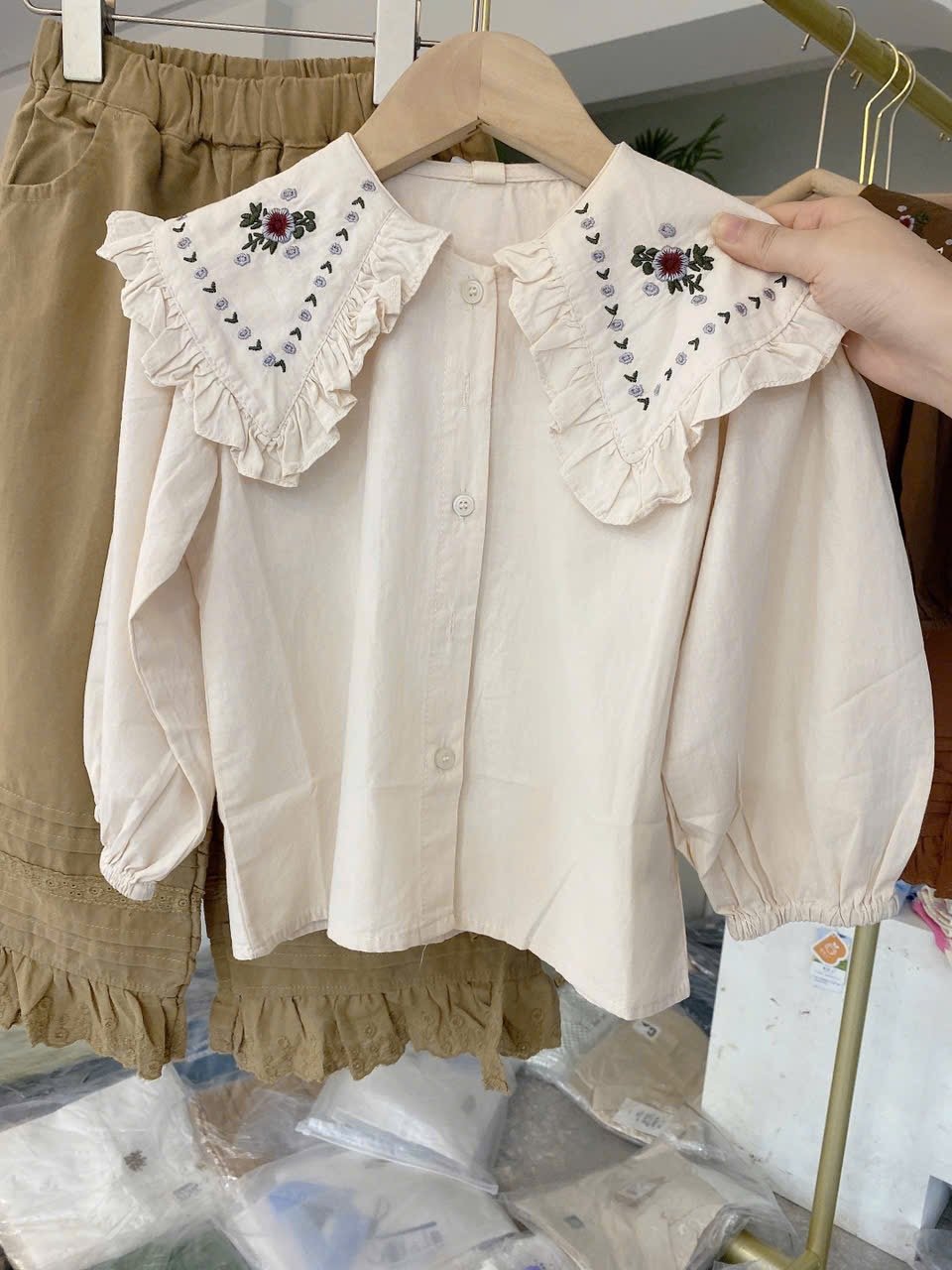 Áo sơ mi nhiều mẫu Bé Gái size 90 - 140