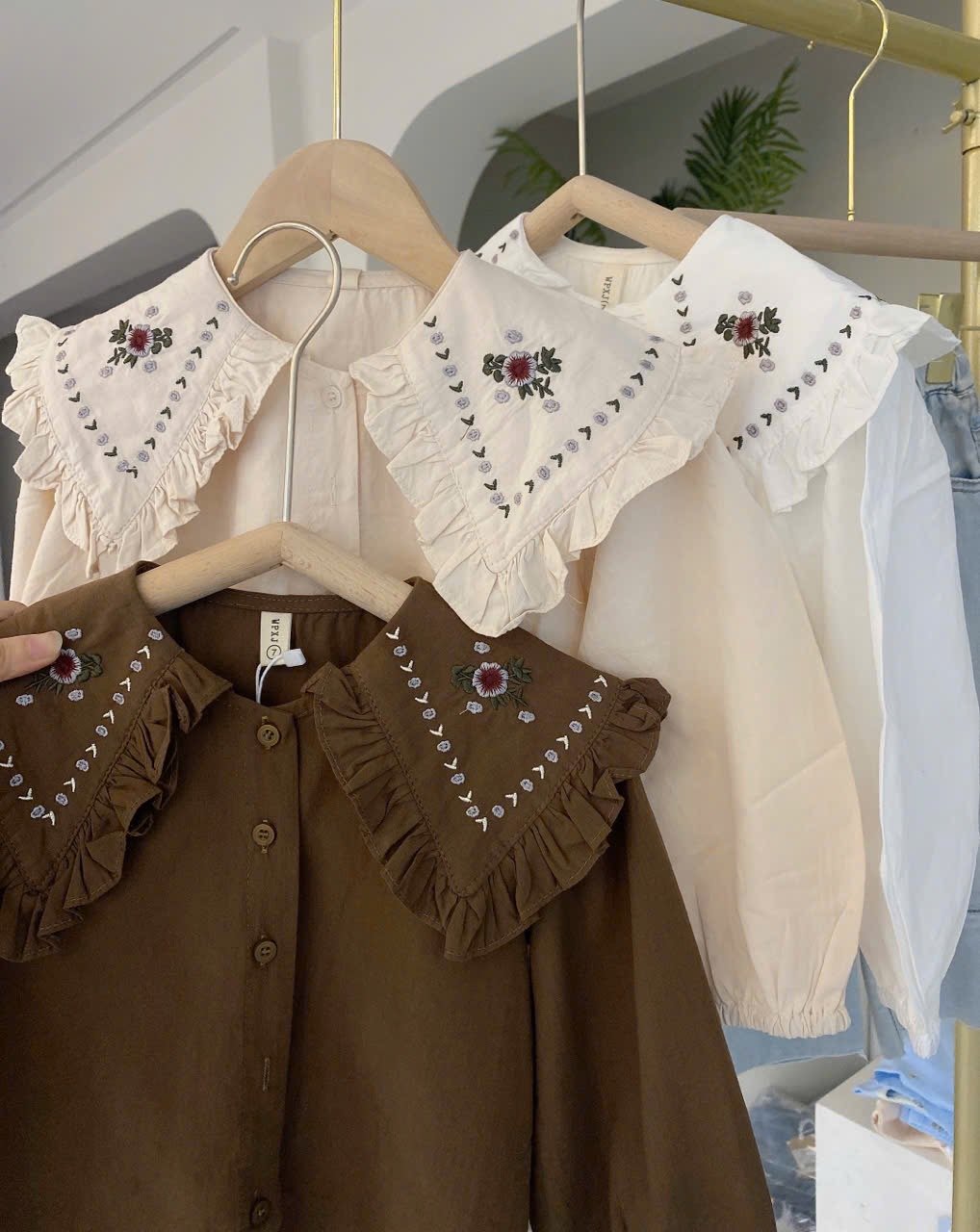 Áo sơ mi nhiều mẫu Bé Gái size 90 - 140