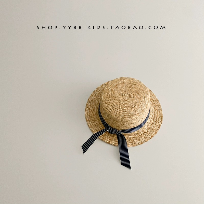 Mũ cói dây nơ nhiều màu BG freesize vòng đầu 47-52cm