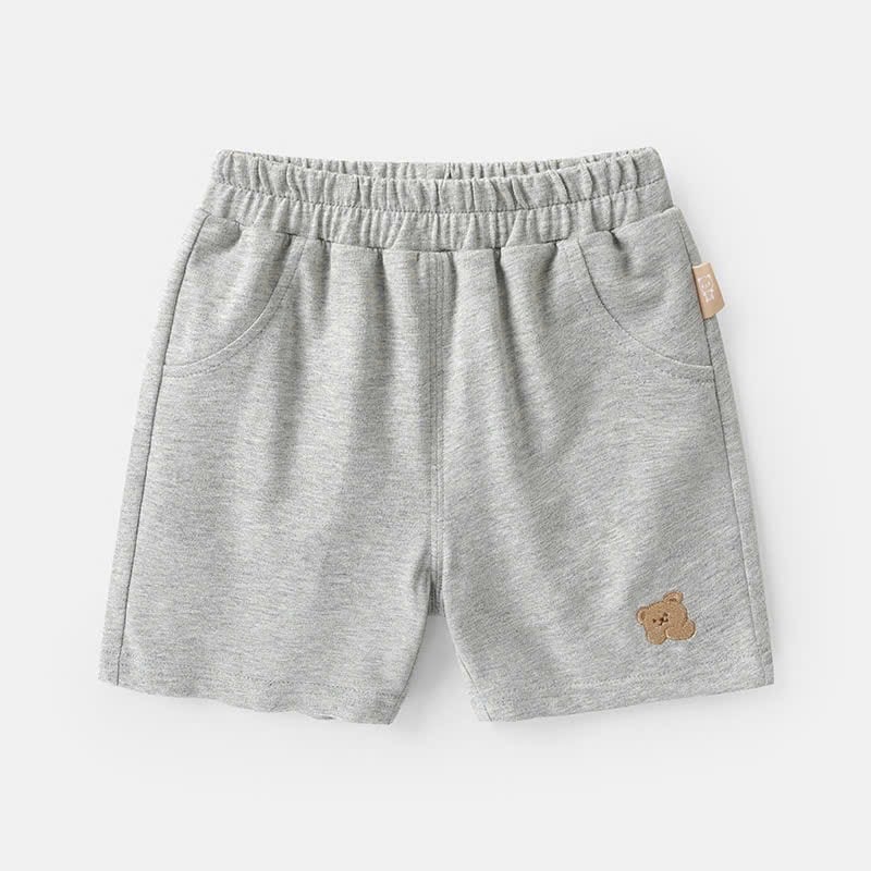 Quần cotton da cá mỏng Cute Panda thêu mặt gấu size 90 - 120