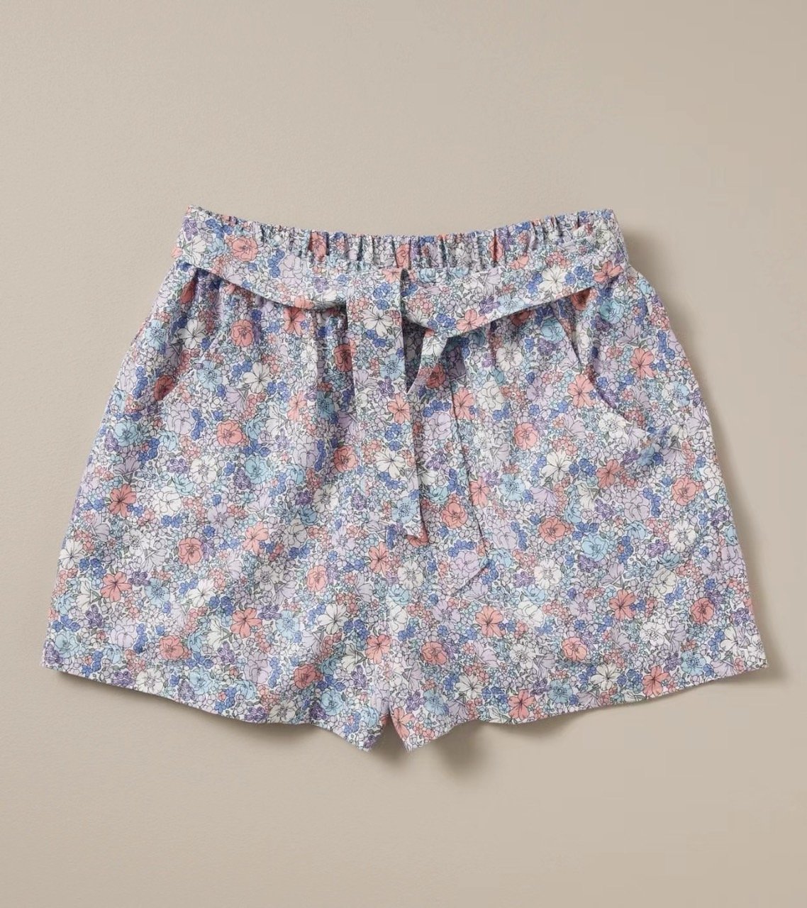 QBG29 - Quần short Youth thô đũi hoạ tiết hoa nhiều màu BG size