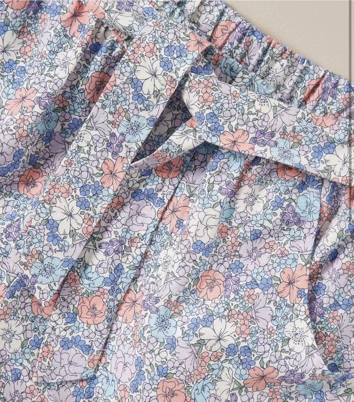 QBG29 - Quần short Youth thô đũi hoạ tiết hoa nhiều màu BG size