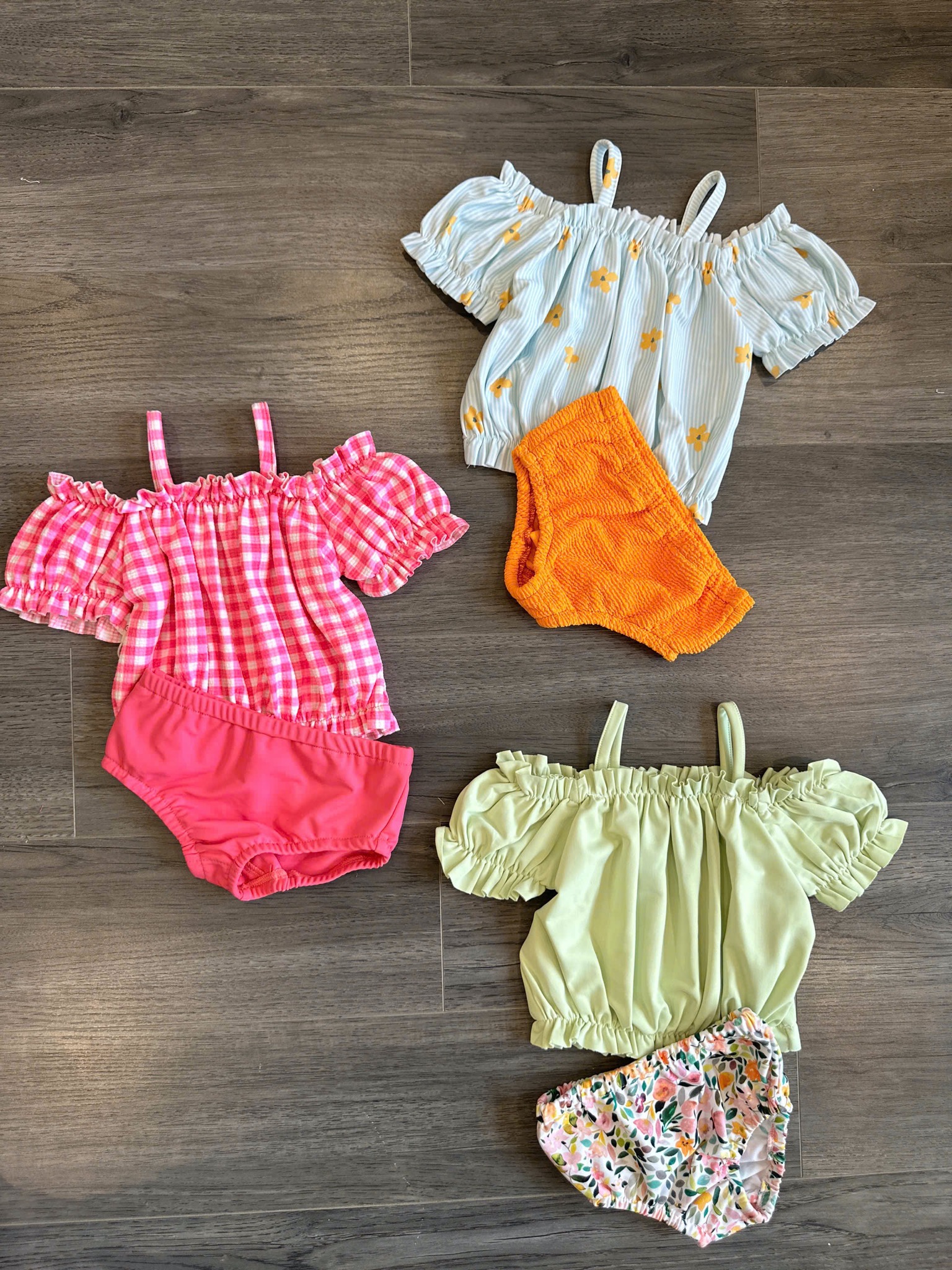 Bộ bơi rời Harifa nhiều màu cho bé gái size 1-6y