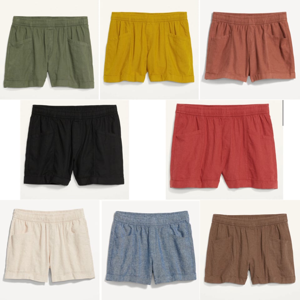 Quần short linen Oldnavy nhiều màu cho mẹ size XS / S / M