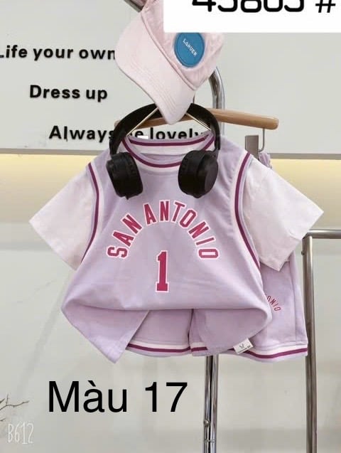 (90-130) - Bộ thể thao phối tay nhiều màu QC cho bé size 90-130