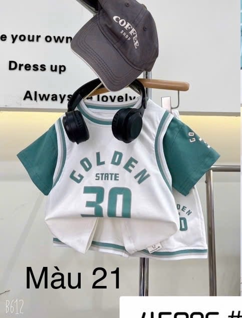 (90-130) - Bộ thể thao phối tay nhiều màu QC cho bé size 90-130