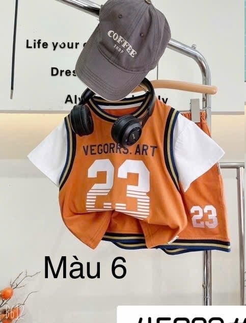 (90-130) - Bộ thể thao phối tay nhiều màu QC cho bé size 90-130