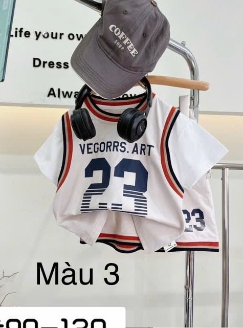 (90-130) - Bộ thể thao phối tay nhiều màu QC cho bé size 90-130