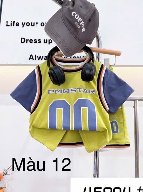 (90-130) - Bộ thể thao phối tay nhiều màu QC cho bé size 90-130