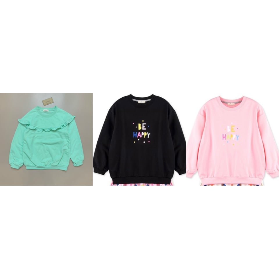 Áo da cá Lilipurri nhiều mẫu Bé Gái size 110 - 170 - Bảng màu 3