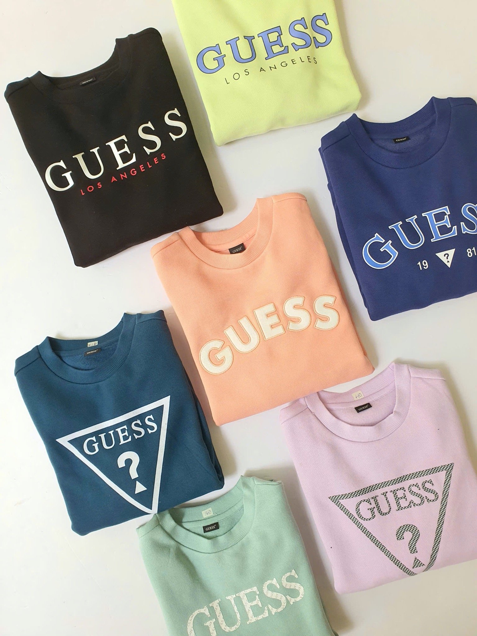 ABT104 - Áo nỉ bông Gss dư xịn cổ tròn nhiều màu cho bé size 120-160