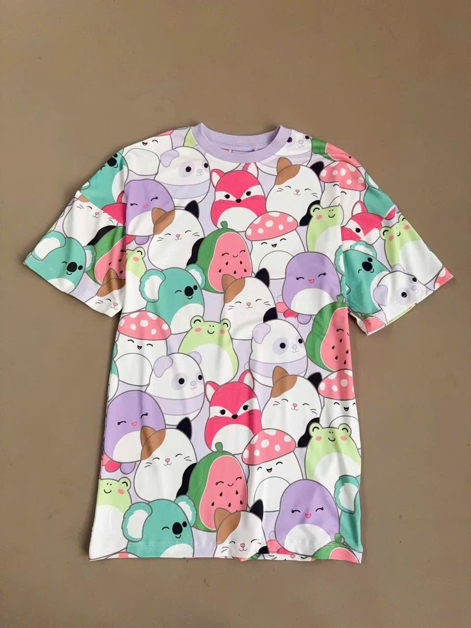 V00042 - Váy ngủ thun nhiều màu cho bé gái size 2-14y