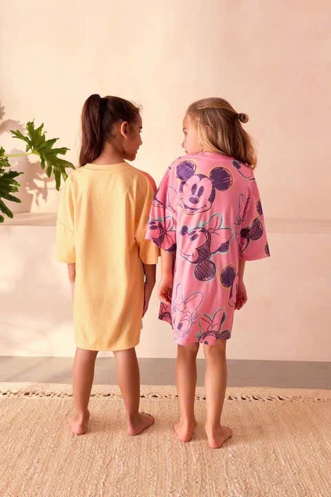 V00042 - Váy ngủ thun nhiều màu cho bé gái size 2-14y
