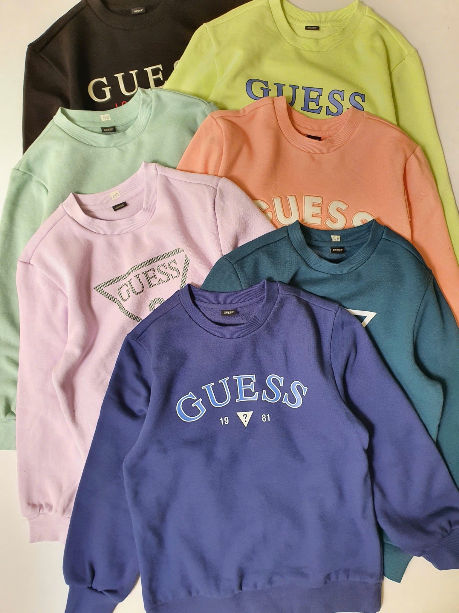 ABT104 - Áo nỉ bông Gss dư xịn cổ tròn nhiều màu cho bé size 120-160