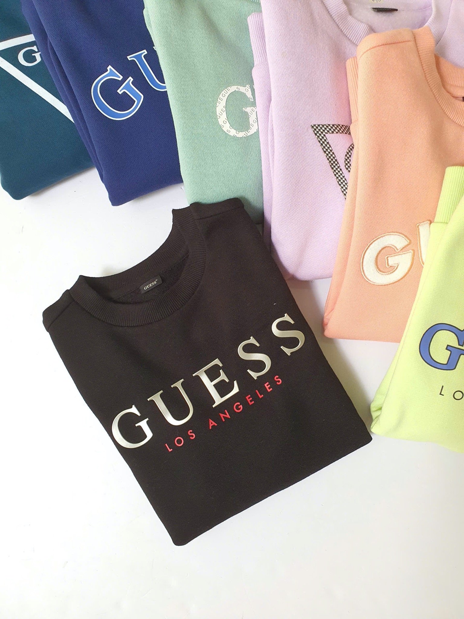 ABT104 - Áo nỉ bông Gss dư xịn cổ tròn nhiều màu cho bé size 120-160