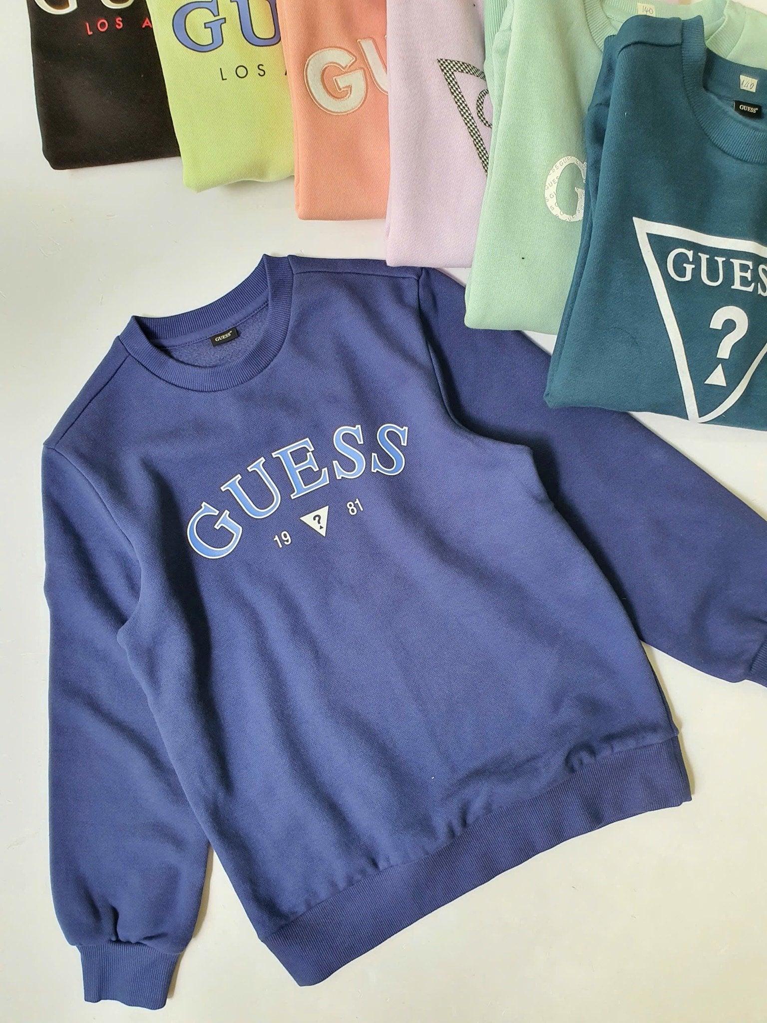 ABT104 - Áo nỉ bông Gss dư xịn cổ tròn nhiều màu cho bé size 120-160